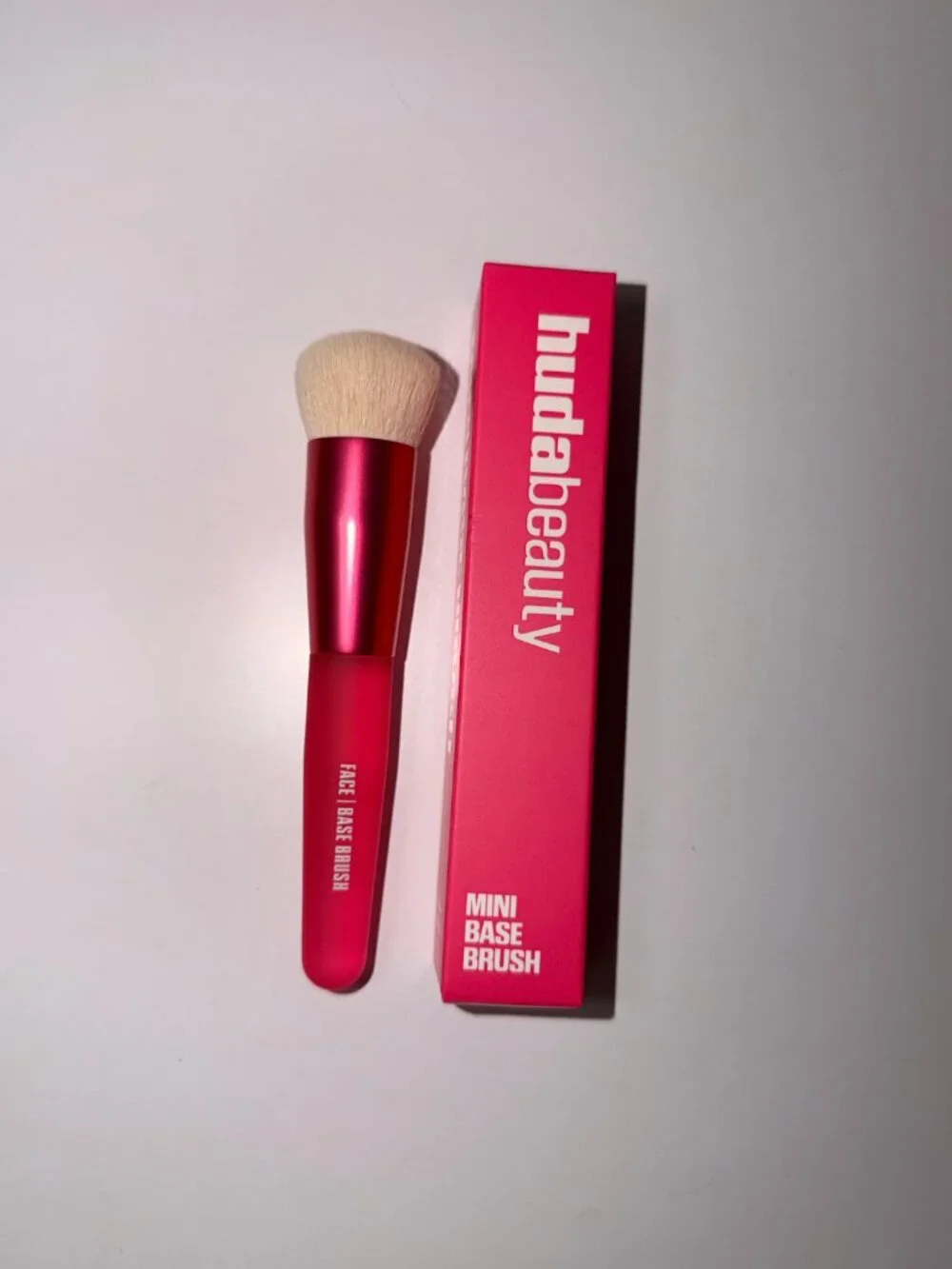 Huda Beauty Mini Base Brush Red Travel Size NIB